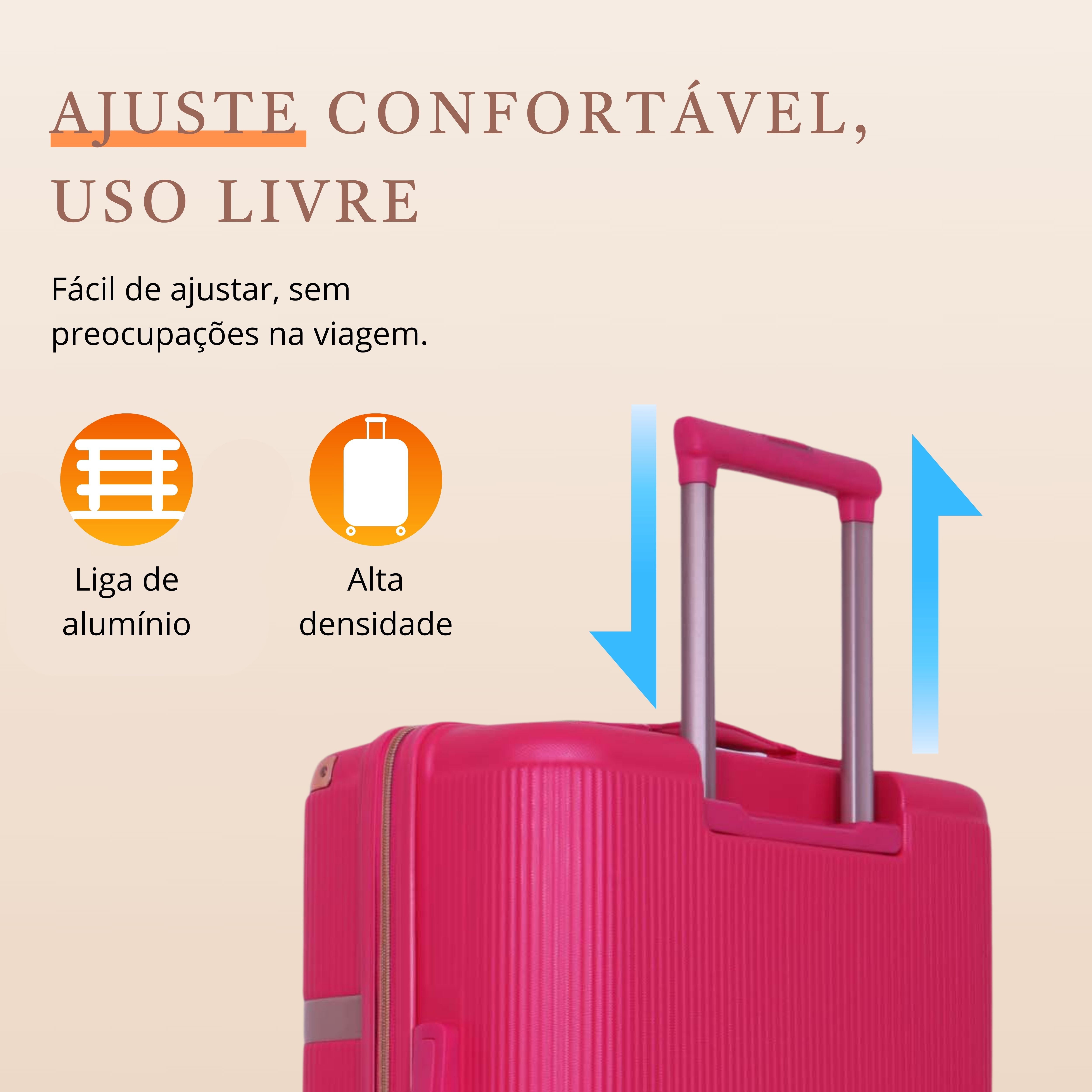 Mala de Viagem Versalhes Rígida 360° Santino  G -  ASDV501G