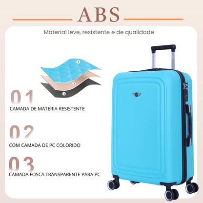 Mala de Viagem Panteão Rígida 360° Santino  G - ASDV502G