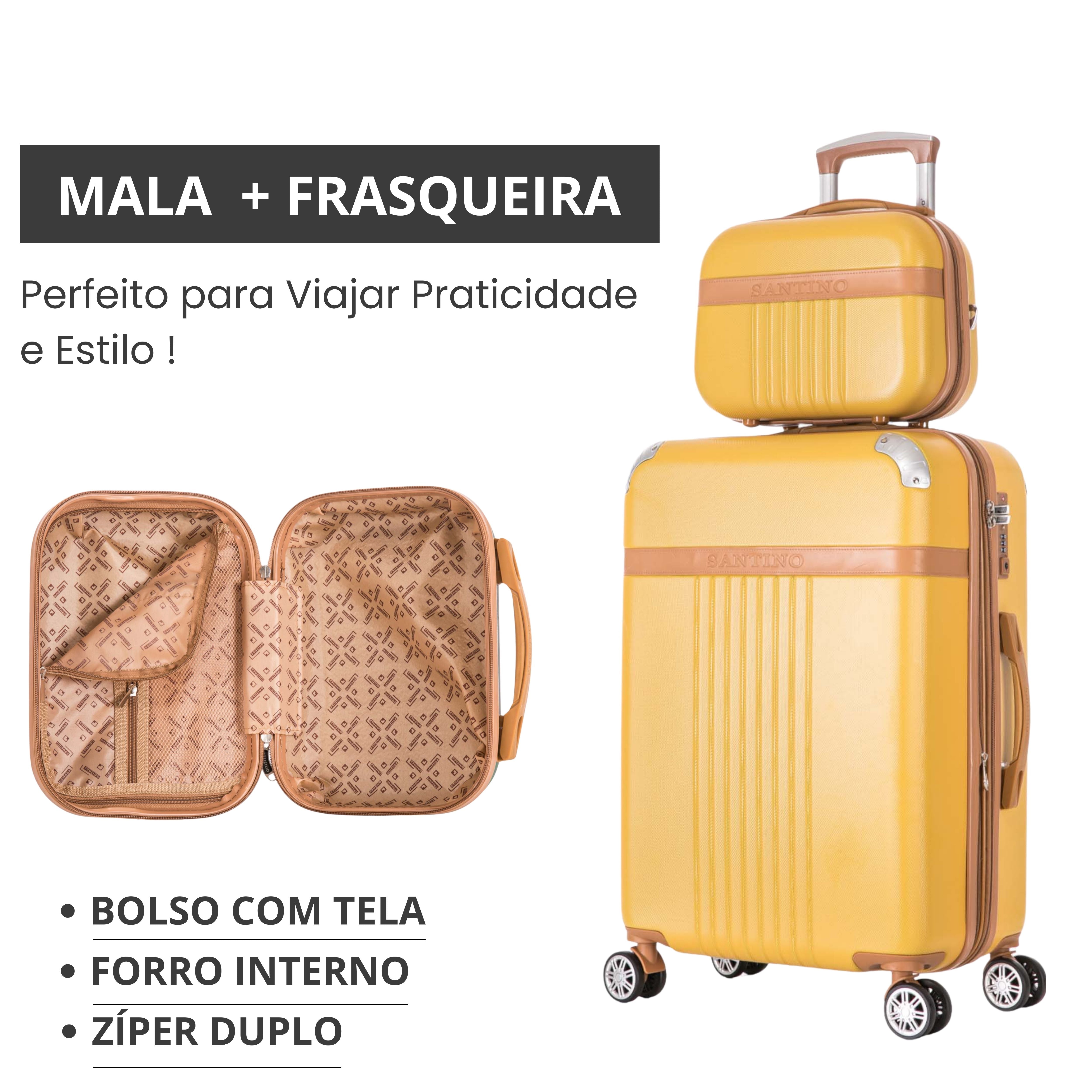 Frasqueira Athena Rígida Santino - BGF182U