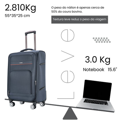 Mala de Bordo Hanói Super Leve Santino - ALKV401P