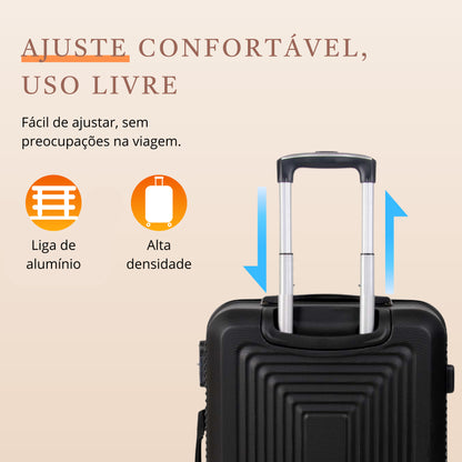 Mala de Viagem Pisa Rígida 4 Rodas 360° Santino M - AMZV183M