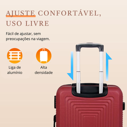 Mala de Viagem Pisa Rígida 4 Rodas 360° Santino M - AMZV183M