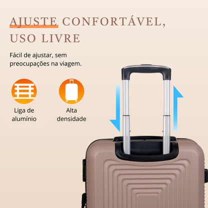 Mala de Viagem Pisa Rígida 4 Rodas 360° Santino M - AMZV183M