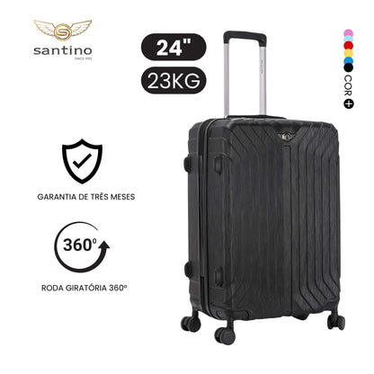 Conjunto de Malas Liberty Statue 3 Pç Rígida Santino MZV502J