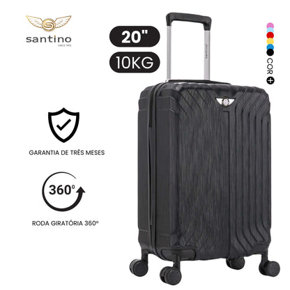 Conjunto de Malas Liberty Statue 3 Pç Rígida Santino MZV502J