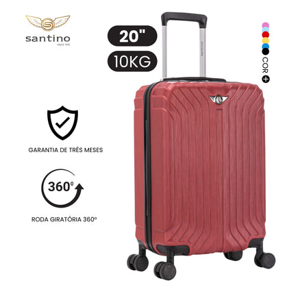 Conjunto de Malas Liberty Statue 3 Pç Rígida Santino MZV502J
