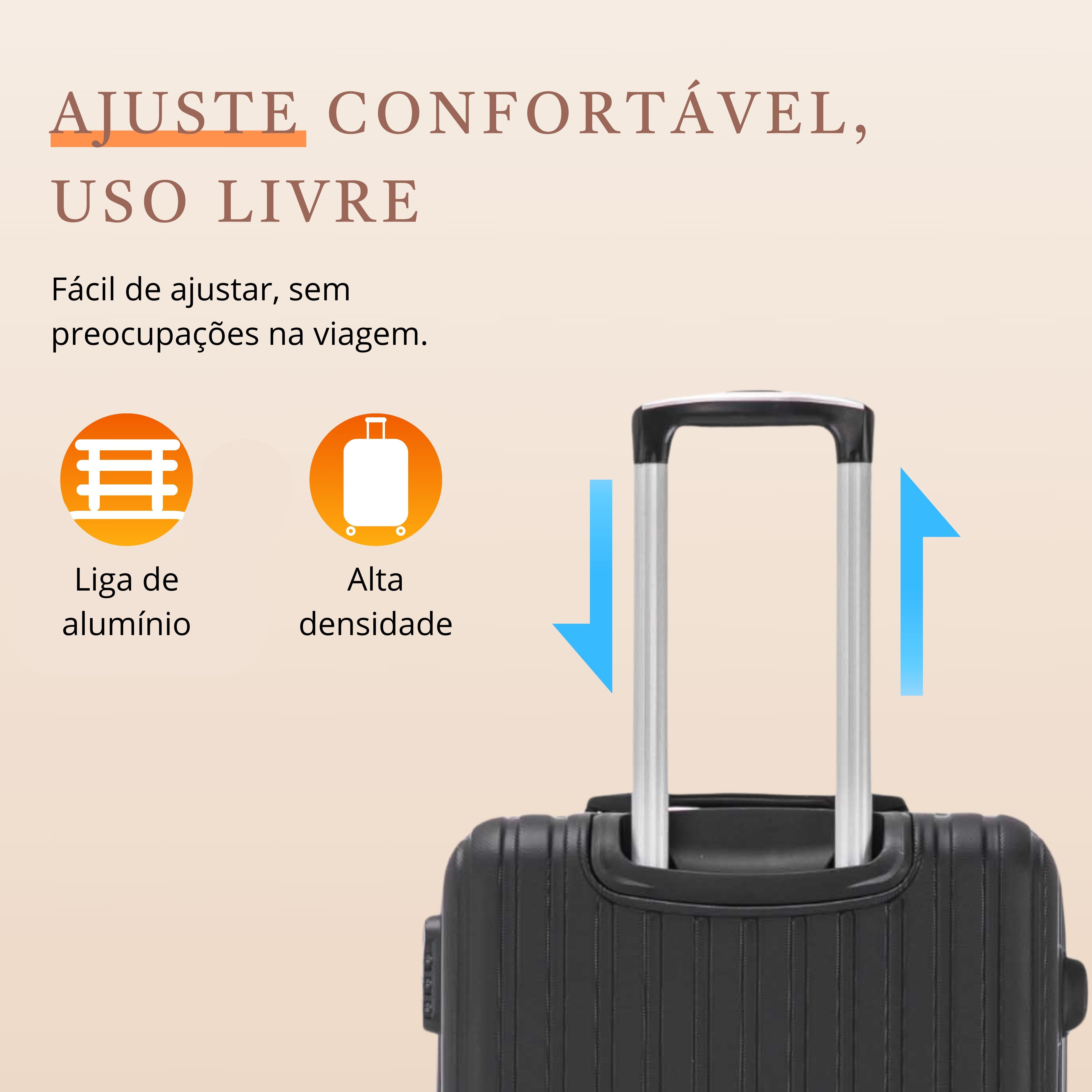 Mala de Viagem Lincoln Road  Rígida 360° Santino M - MZV505M