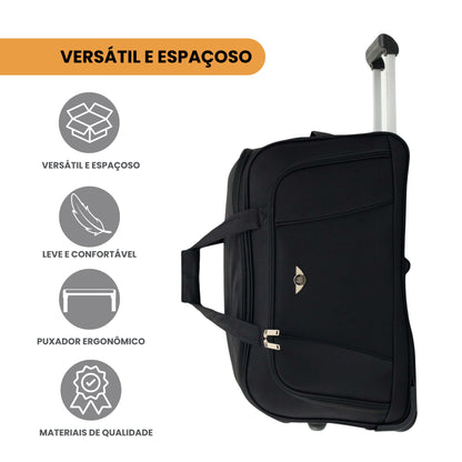 Sacola de Viagem Sardenha Pol 2 Rodas Santino G - NDS501G