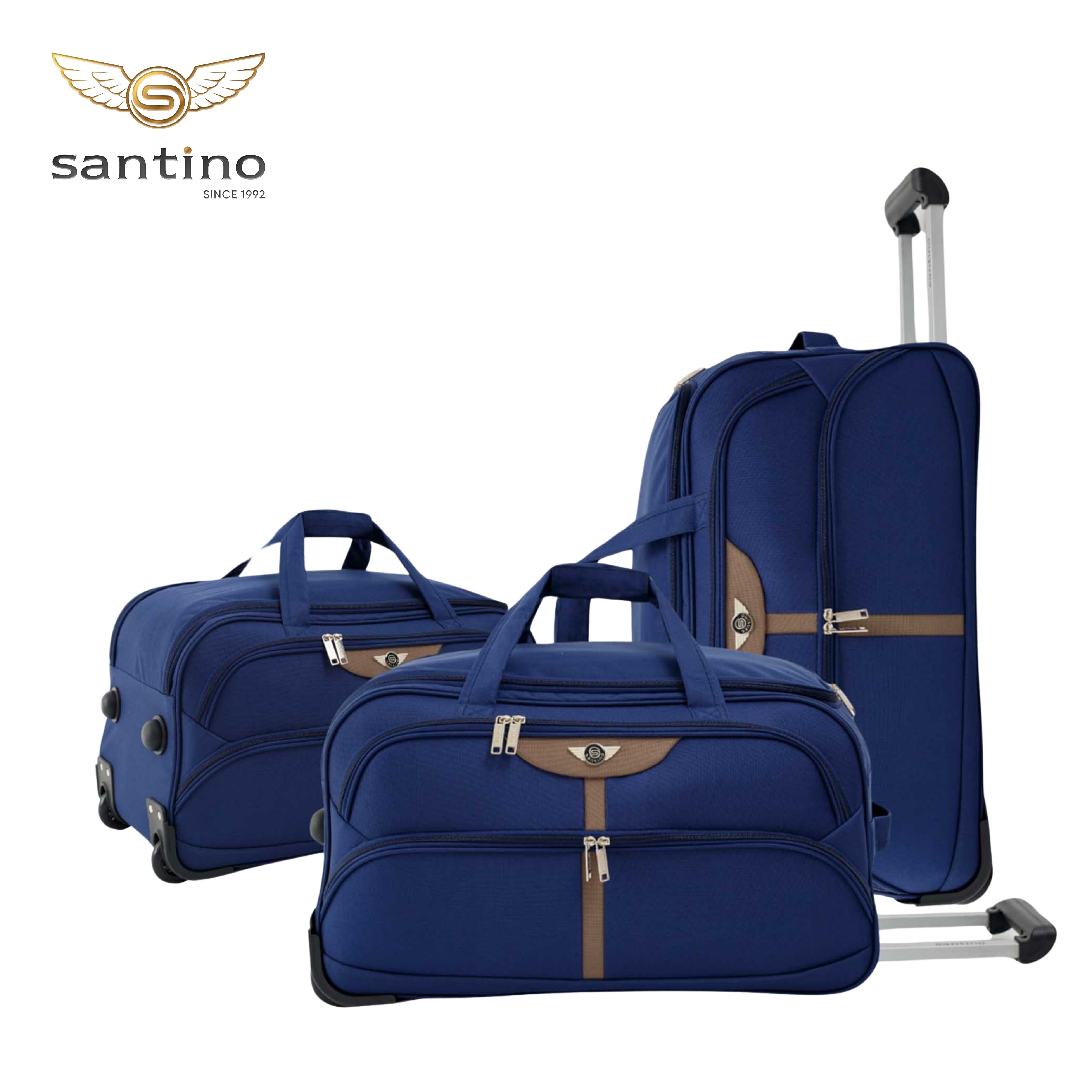 Conjunto Sacola de Viagem Panay Poliéster 3 peças Santino - NDS502J