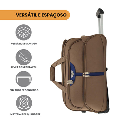 Sacola de Viagem Panay Poliéster 2 Rodas Santino M - NDS502M