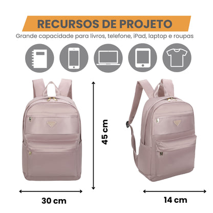Bolsa Mochila Blossom  Santino - SAB409U62 -  Rosa Claro