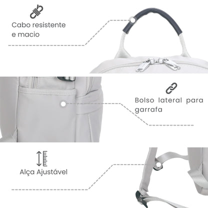 Bolsa Mochila Frésia Santino - SAB411U68 - Off White