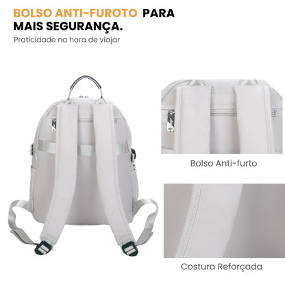 Bolsa Mochila Frésia Santino - SAB411U68 - Off White