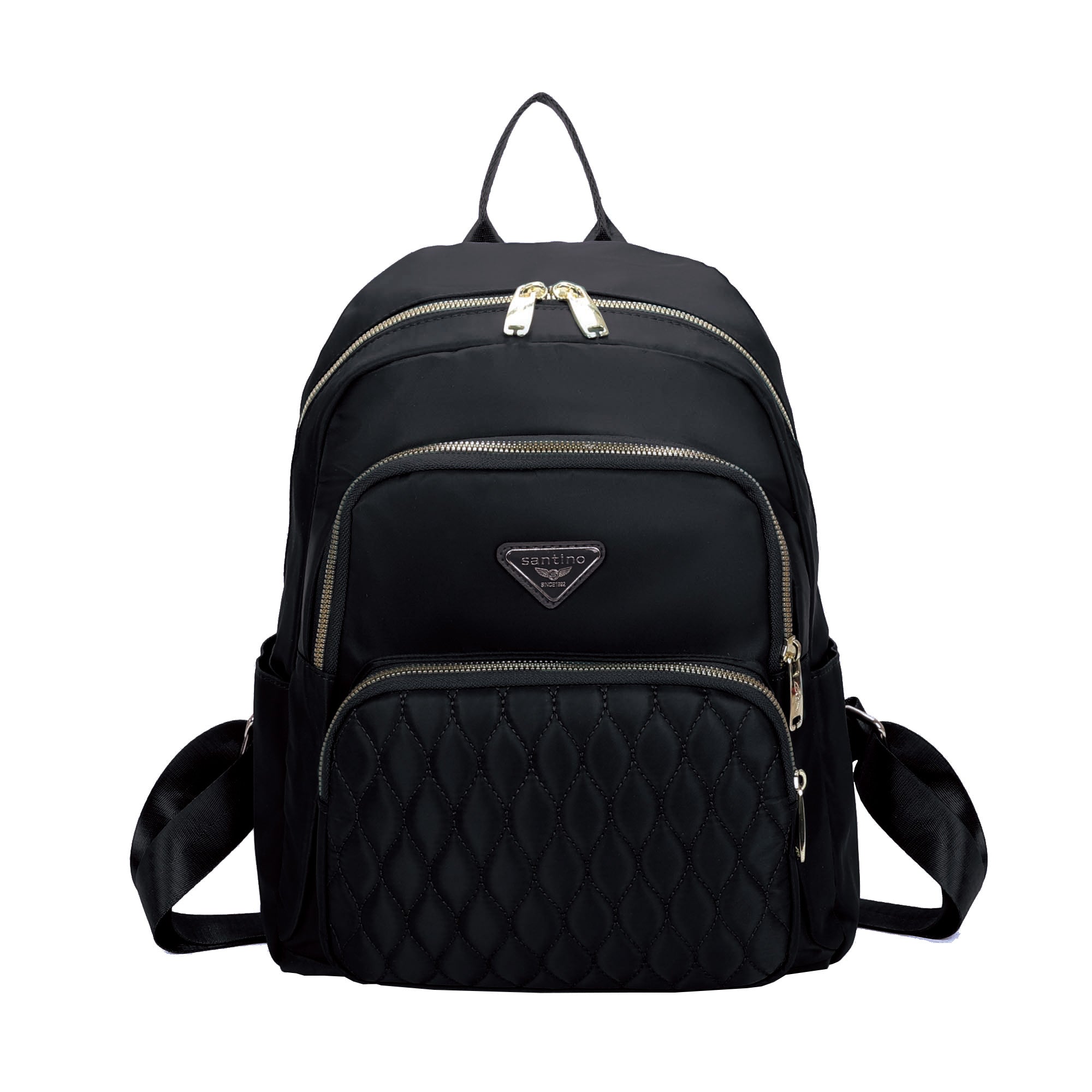 Bolsa Mochila Amarílis Nylon Santino Preta SAB412U01