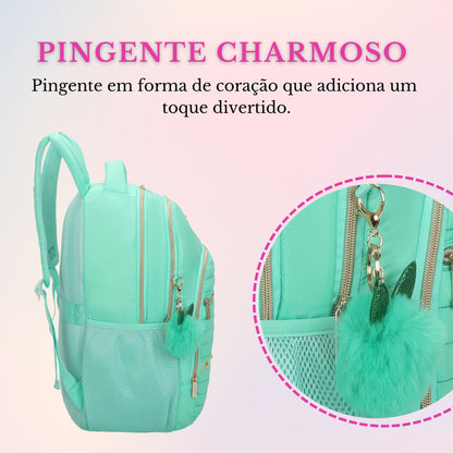 Bolsa Mochila Rania Santino - SAB415U53 - Pistache