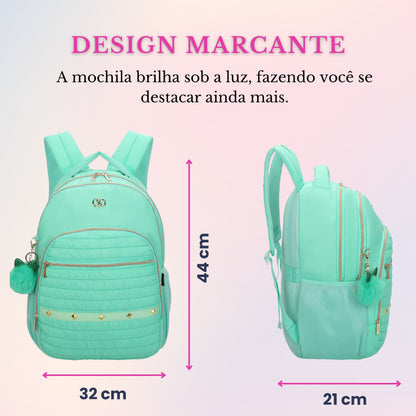 Bolsa Mochila Rania Santino - SAB415U53 - Pistache