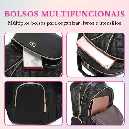 Bolsa Mochila Mako  Santino - SAB416U01 - Preta