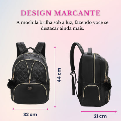 Bolsa Mochila Mako  Santino - SAB416U01 - Preta