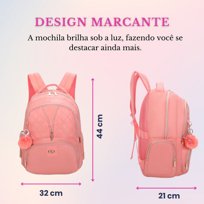 Mako Santino Backpack Bag - SAB416U62 - Light Pink