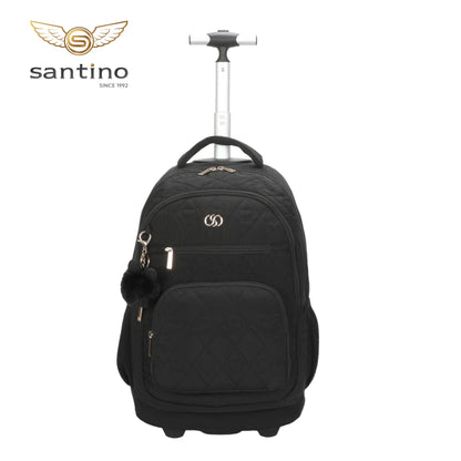 Mochila Notebook Cairo Com Rodas Santino   SAC200U Preto
