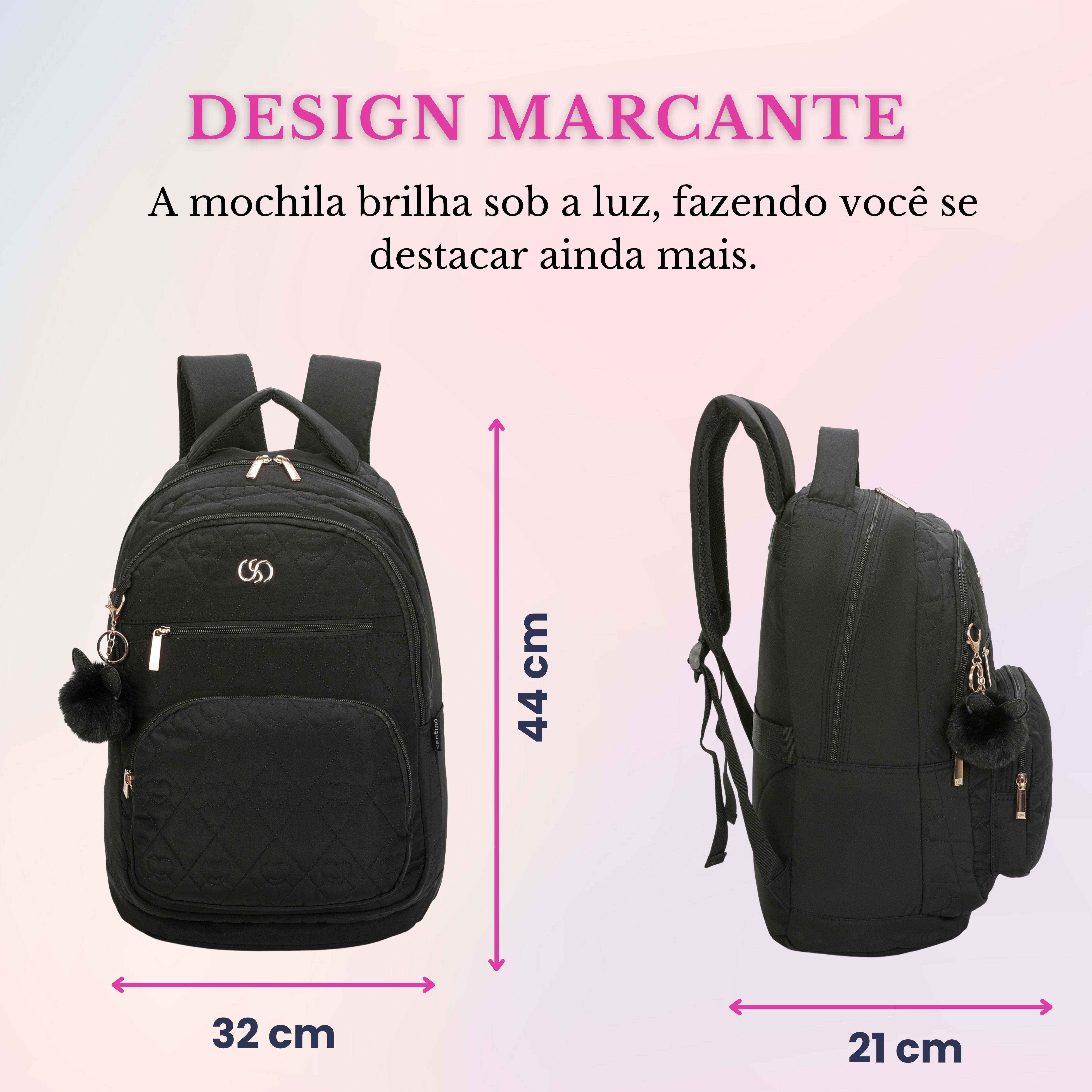 Cairo Santino Youth Backpack - SAM200U - Black