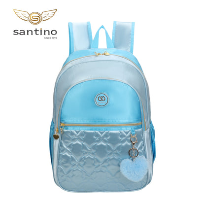 Mochila Sweet Girl Butterfly by Santino Poliéster SAM230U Azul Claro