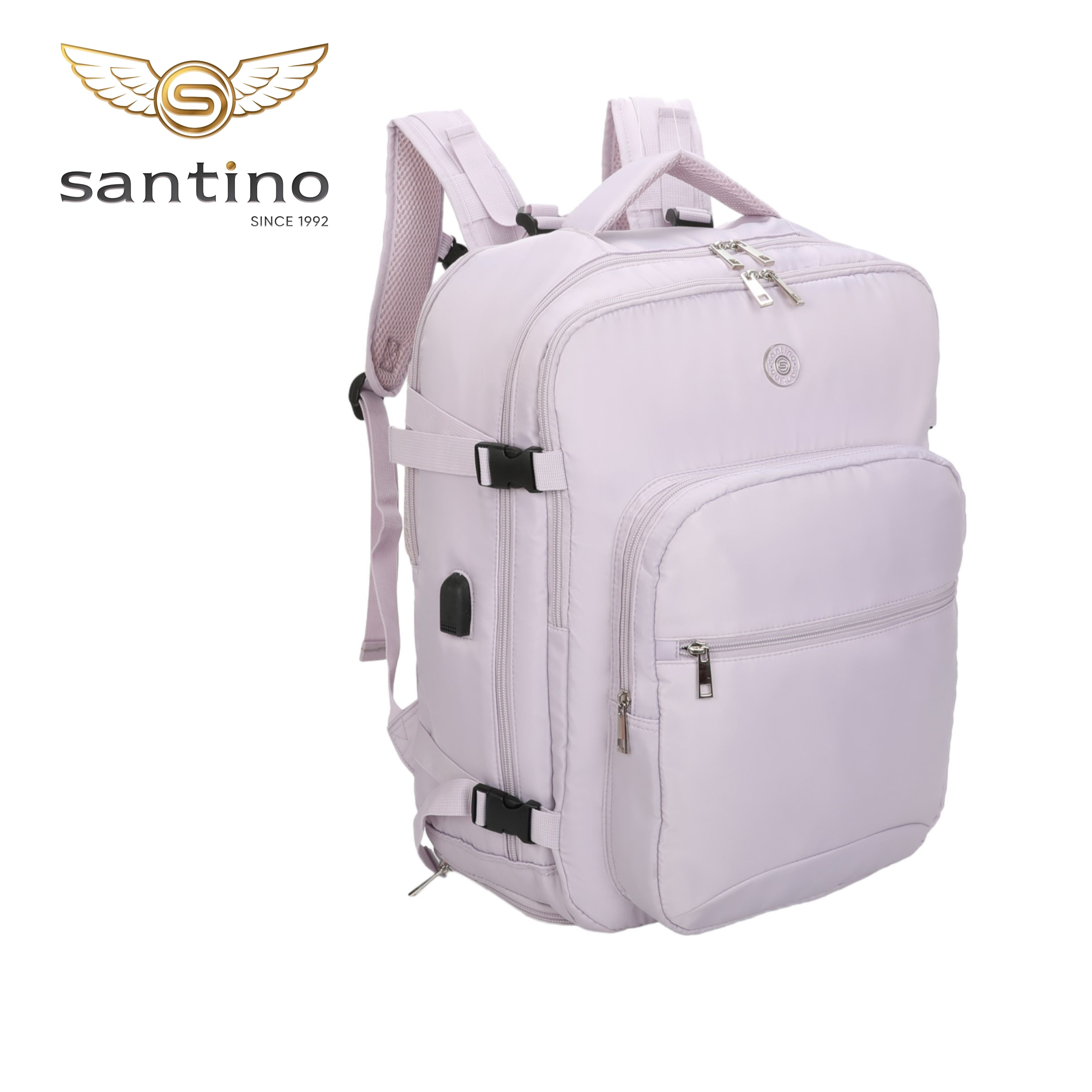 Mochila Notebook Oslo Pol Santino  - SAN405U Lilas