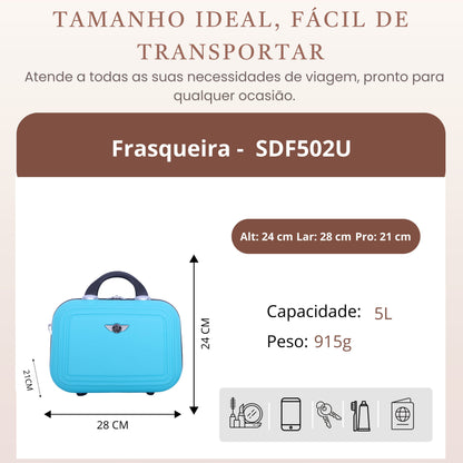Frasqueira Panteão Rígida Santino - SDF502U