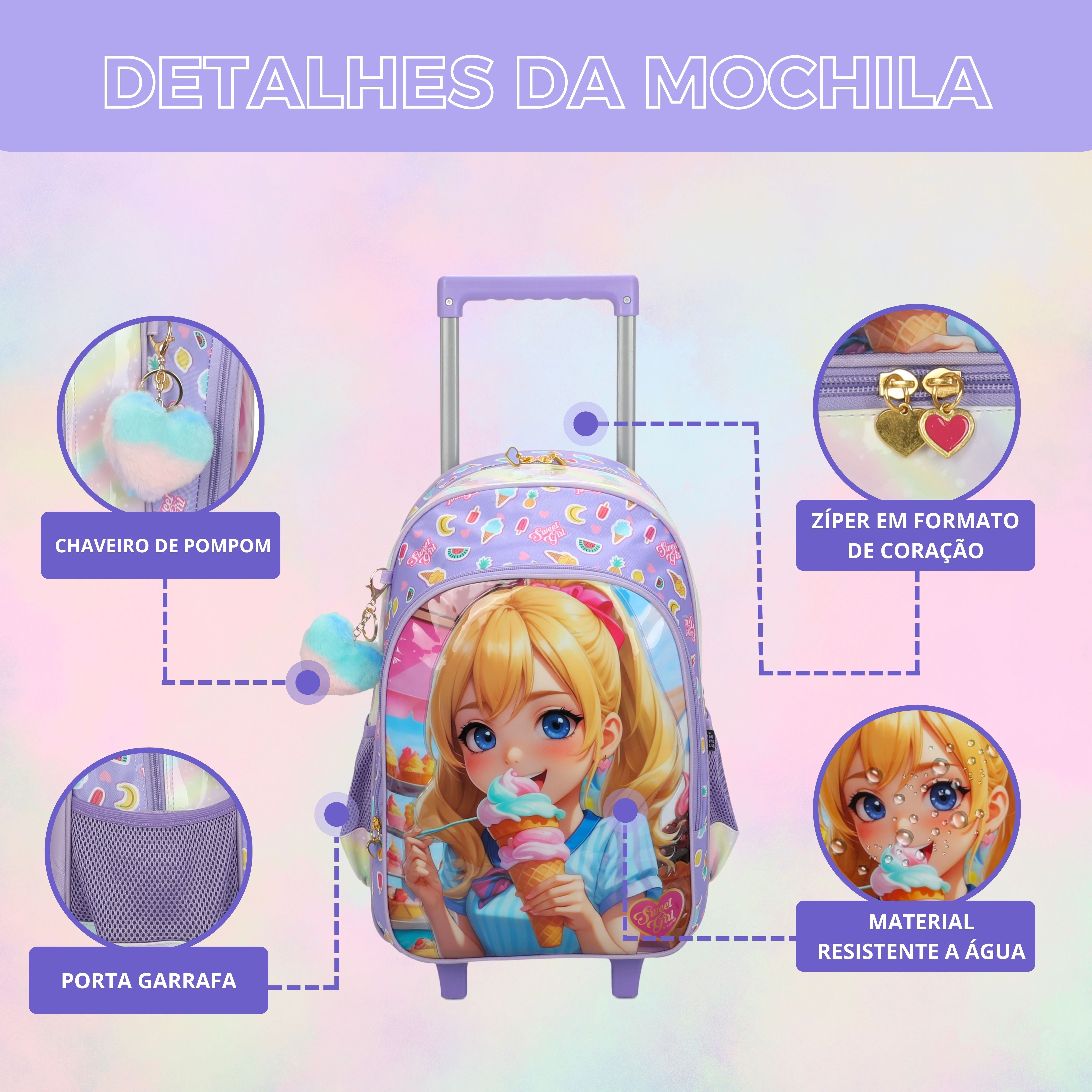 Kit Infantil Sweet Girl Ice Cream by Santino -  SGK20U