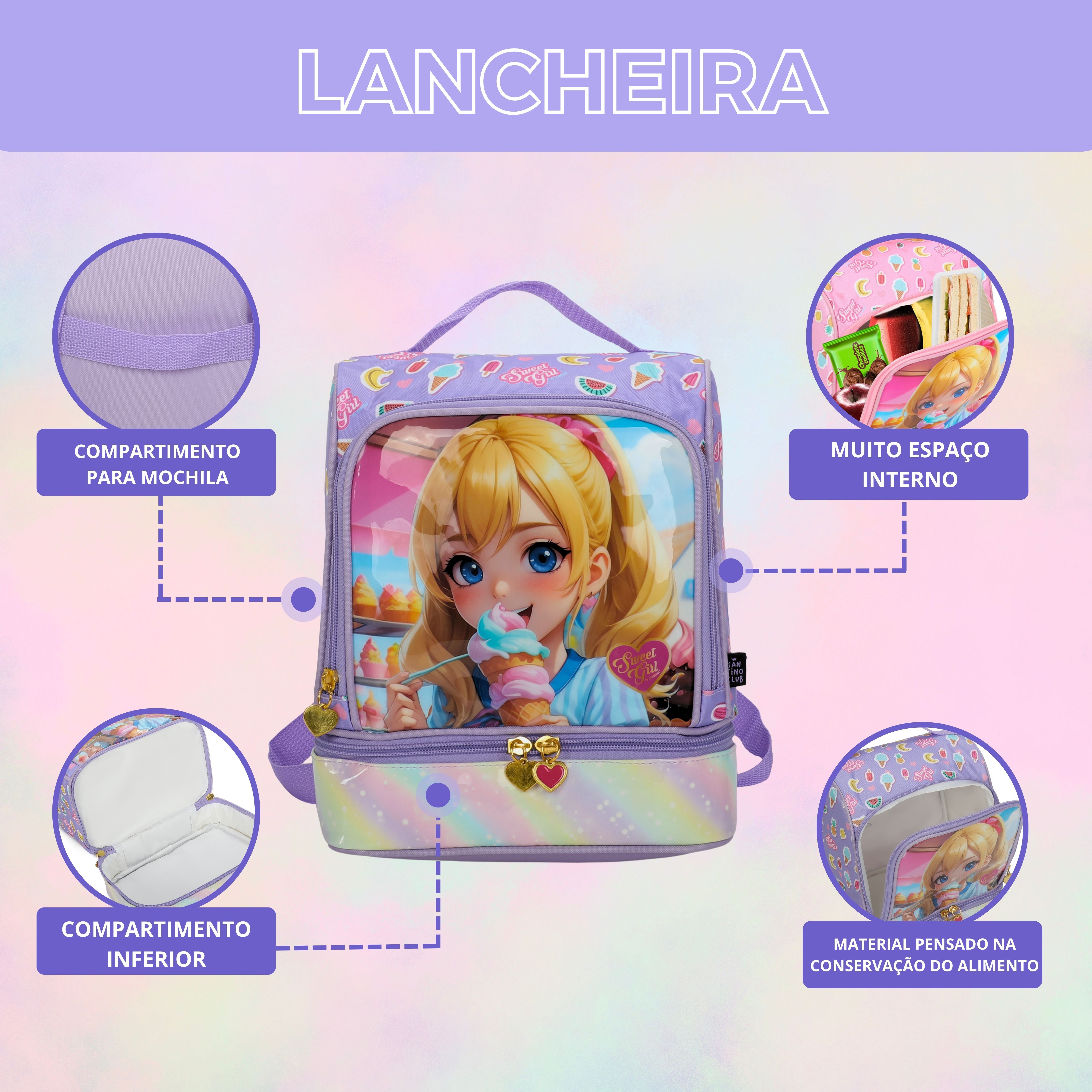 Kit Infantil Sweet Girl Ice Cream by Santino -  SGK20U