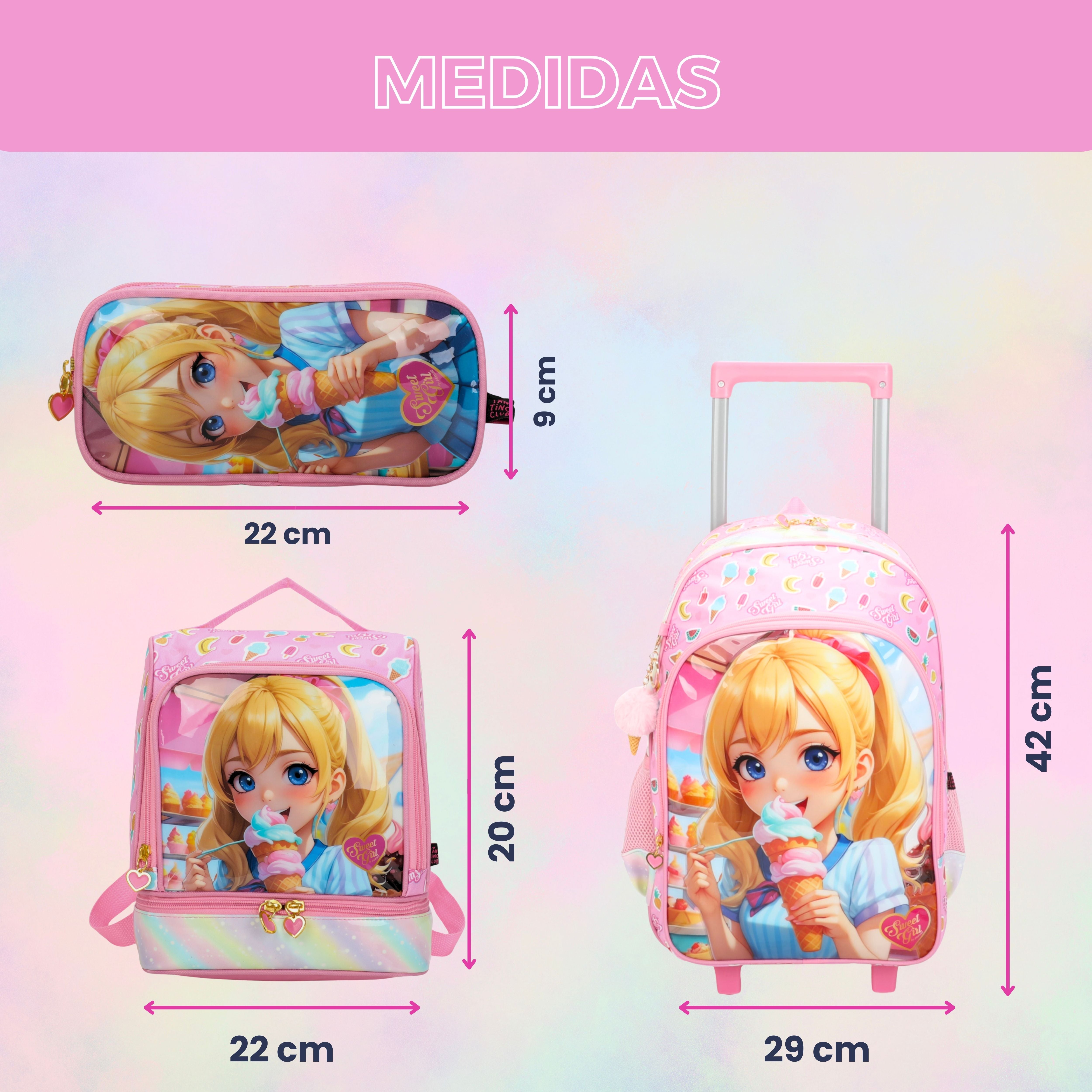Kit Infantil Sweet Girl Ice Cream by Santino -  SGK20U