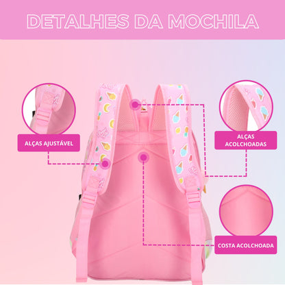 Mochila Infantil Sweet Girl Ice Cream by Santino - SGM20U- Pink