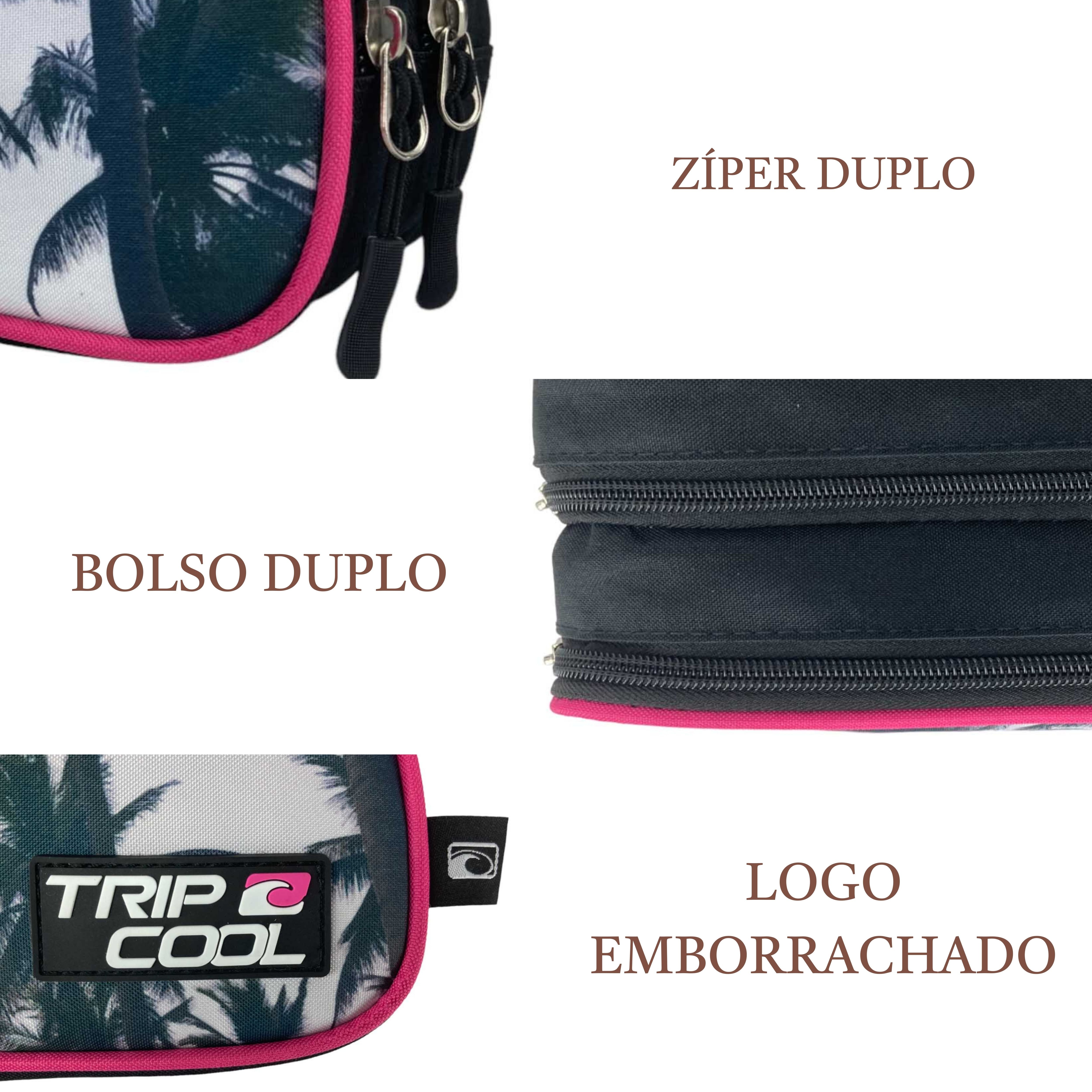 Estojo Juvenil Siesta Poliéster Tripcool TCE101U05