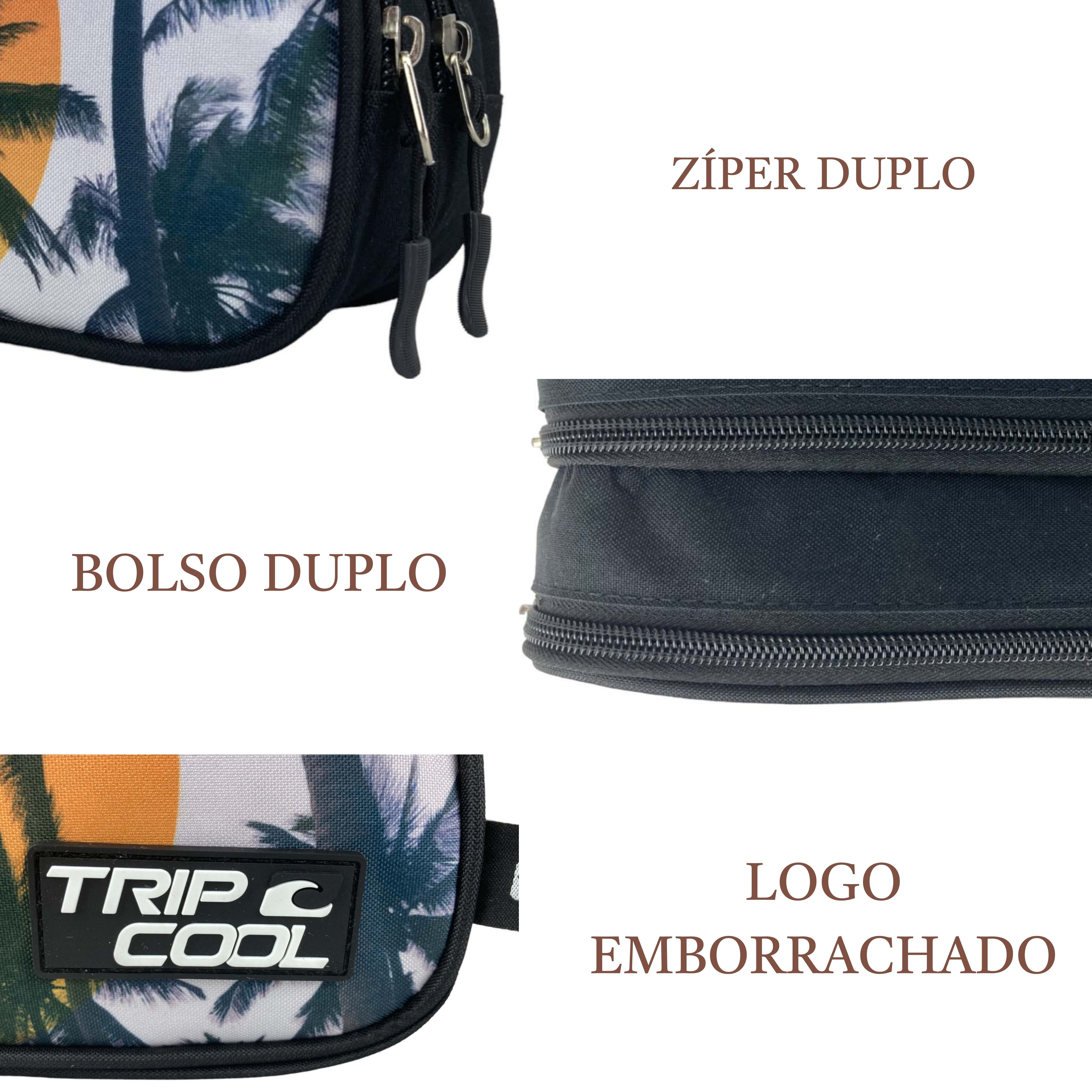 Estojo Juvenil Hossegor Poliéster Tripcool TCE106U13