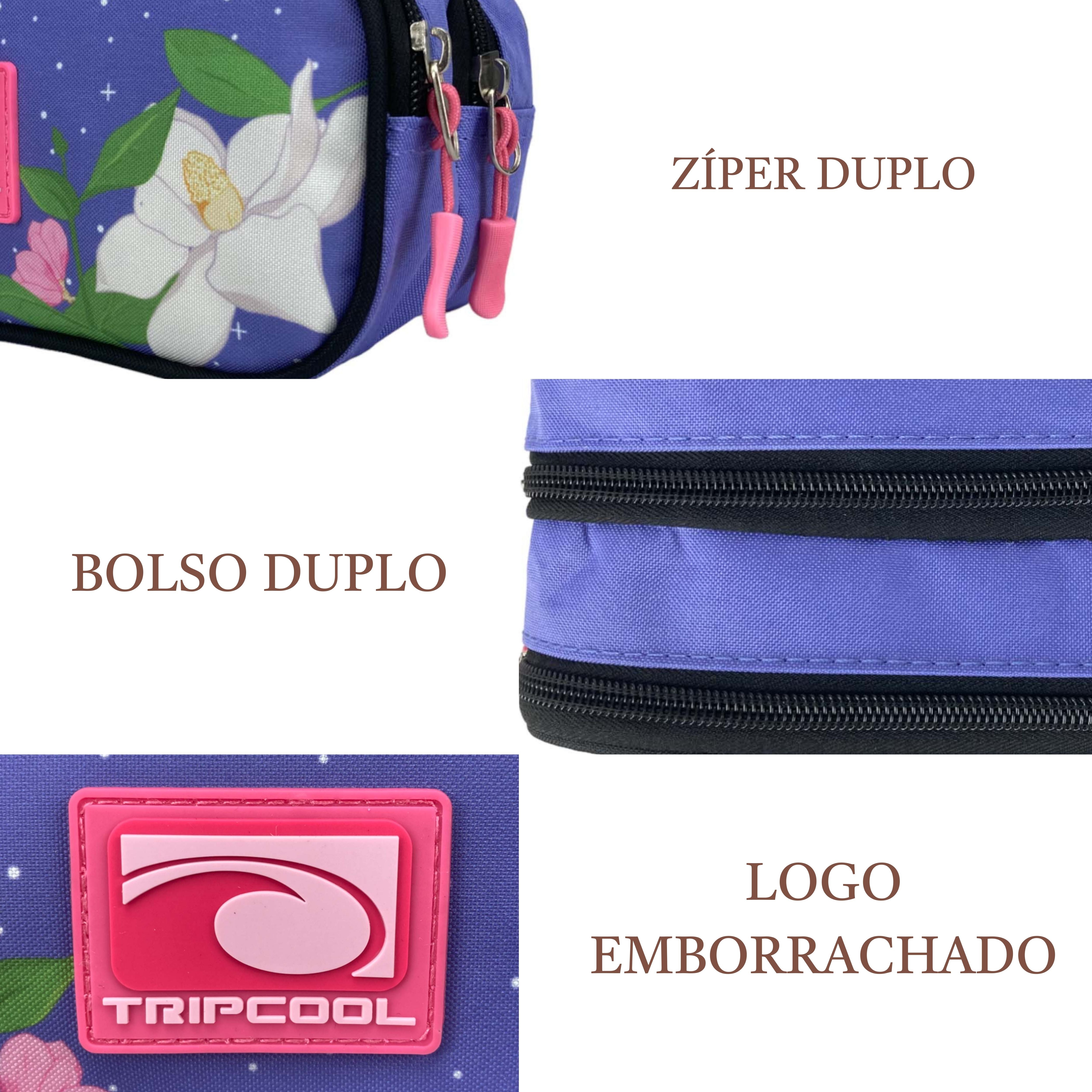 Estojo Juvenil Coronado Poliéster Tripcool TCE107U14
