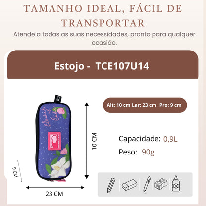 Estojo Juvenil Coronado Poliéster Tripcool TCE107U14