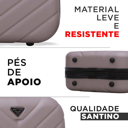 Frasqueira Boston Rígida Santino - SDF223U