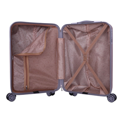 Santino SDV601J 3-Piece Long Beach Hardside Suitcase Set