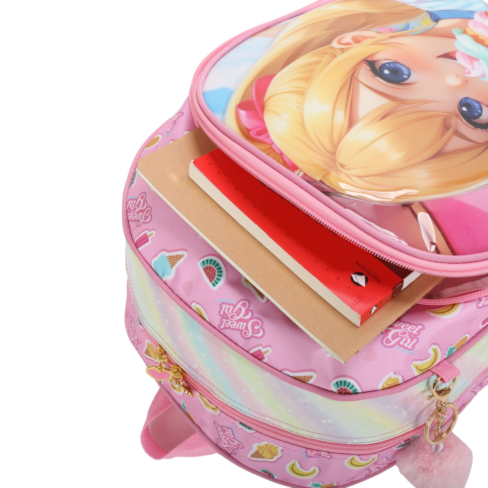 Mochila Infantil Sweet Girl Ice Cream by Santino - SGM20U- Pink