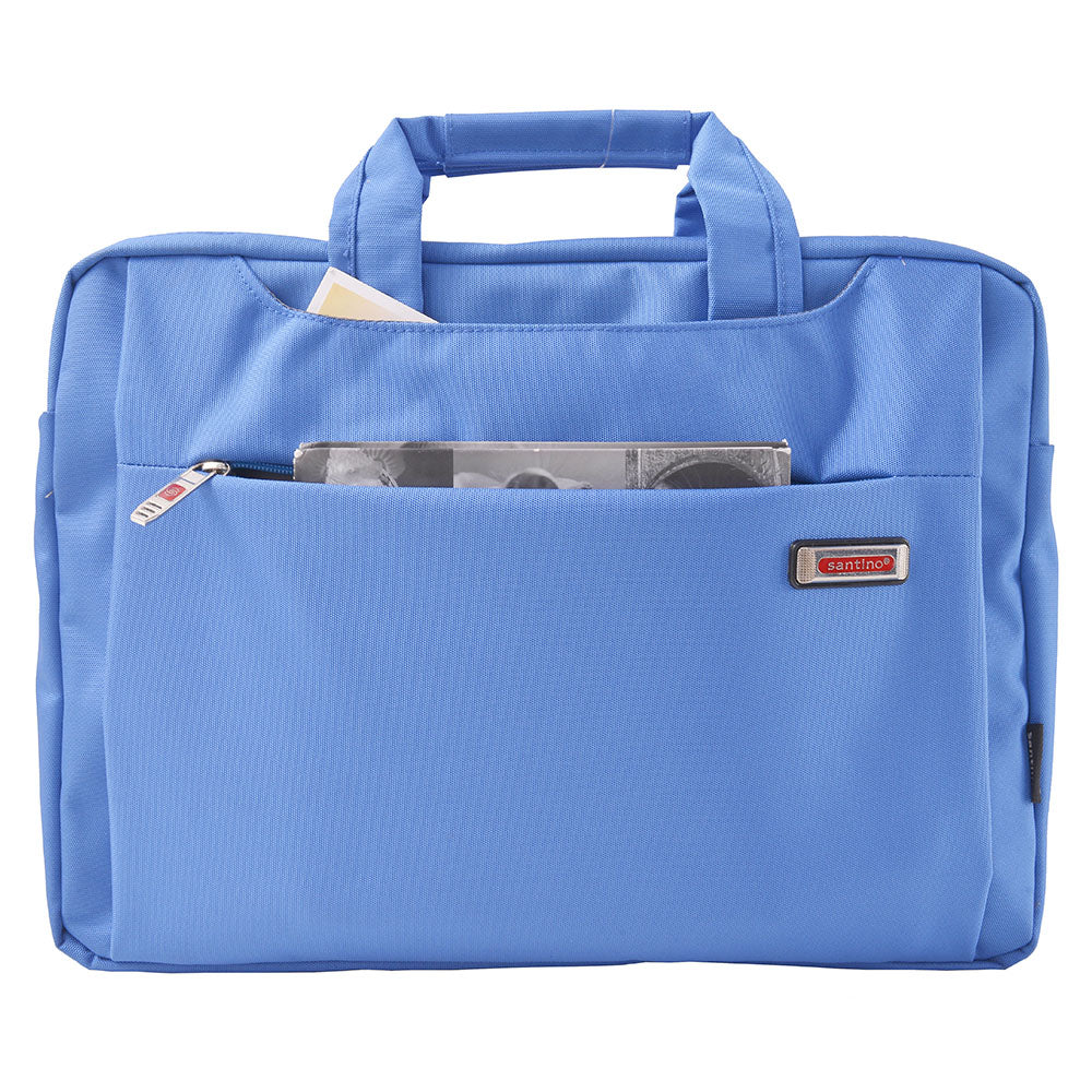 Pasta Notebook Conservative Poliéster Santino - BGP1913U Cor: Azul Turquesa