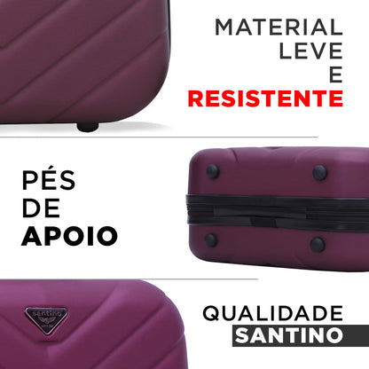 Frasqueira Boston Rígida Santino - SDF223U