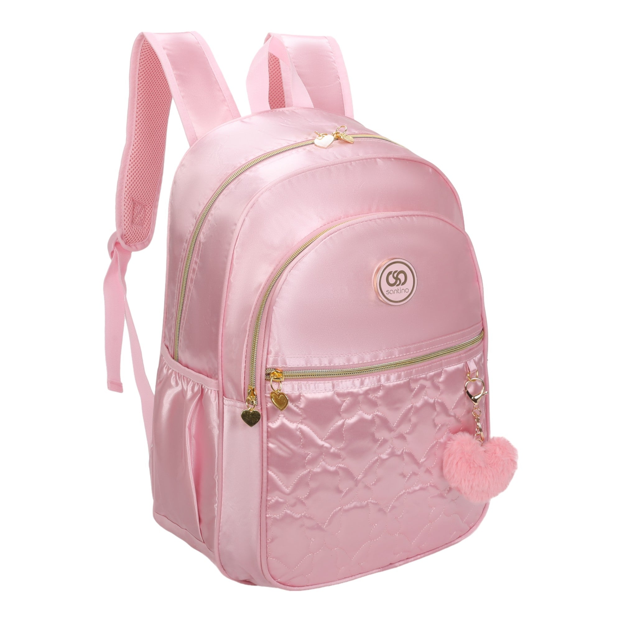 Mochila Sweet Girl Butterfly by Santino Poliéster SAM230U Rosa