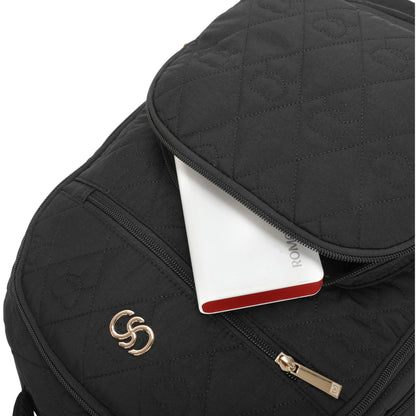 Mochila Notebook Cairo Com Rodas Santino   SAC200U Preto