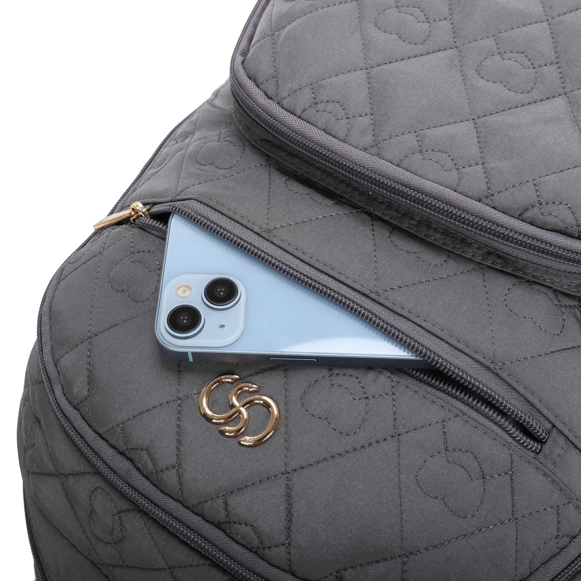 Mochila Juvenil Cairo  Santino - SAM200U - Cinza