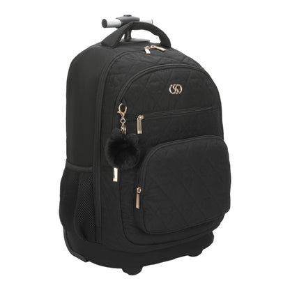 Mochila Notebook Cairo Com Rodas Santino   SAC200U Preto
