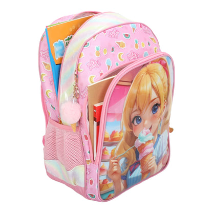 Mochila Infantil Sweet Girl Ice Cream by Santino - SGM20U- Pink