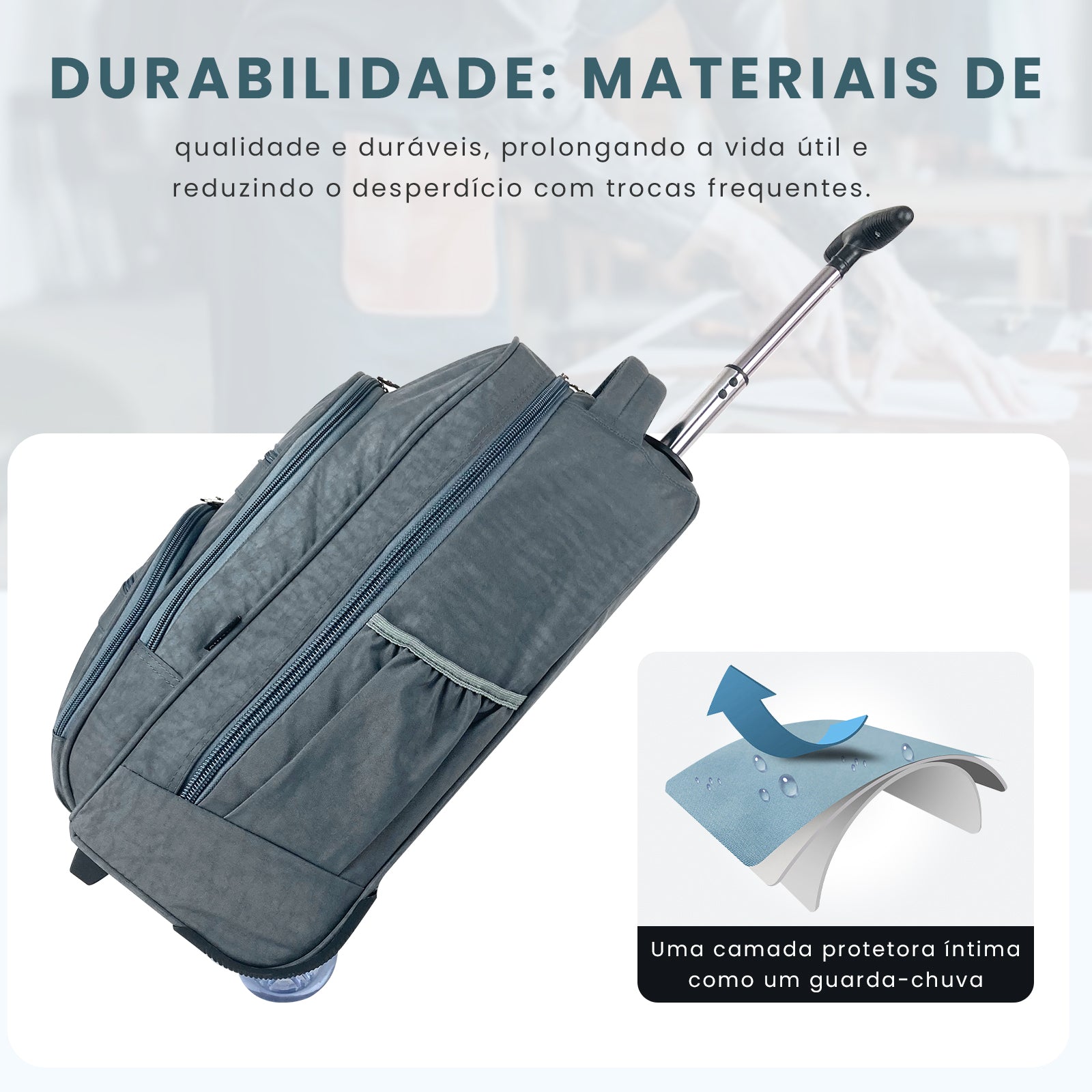 Mochila Notebook Corcovado Com Rodas Santino SAC193U