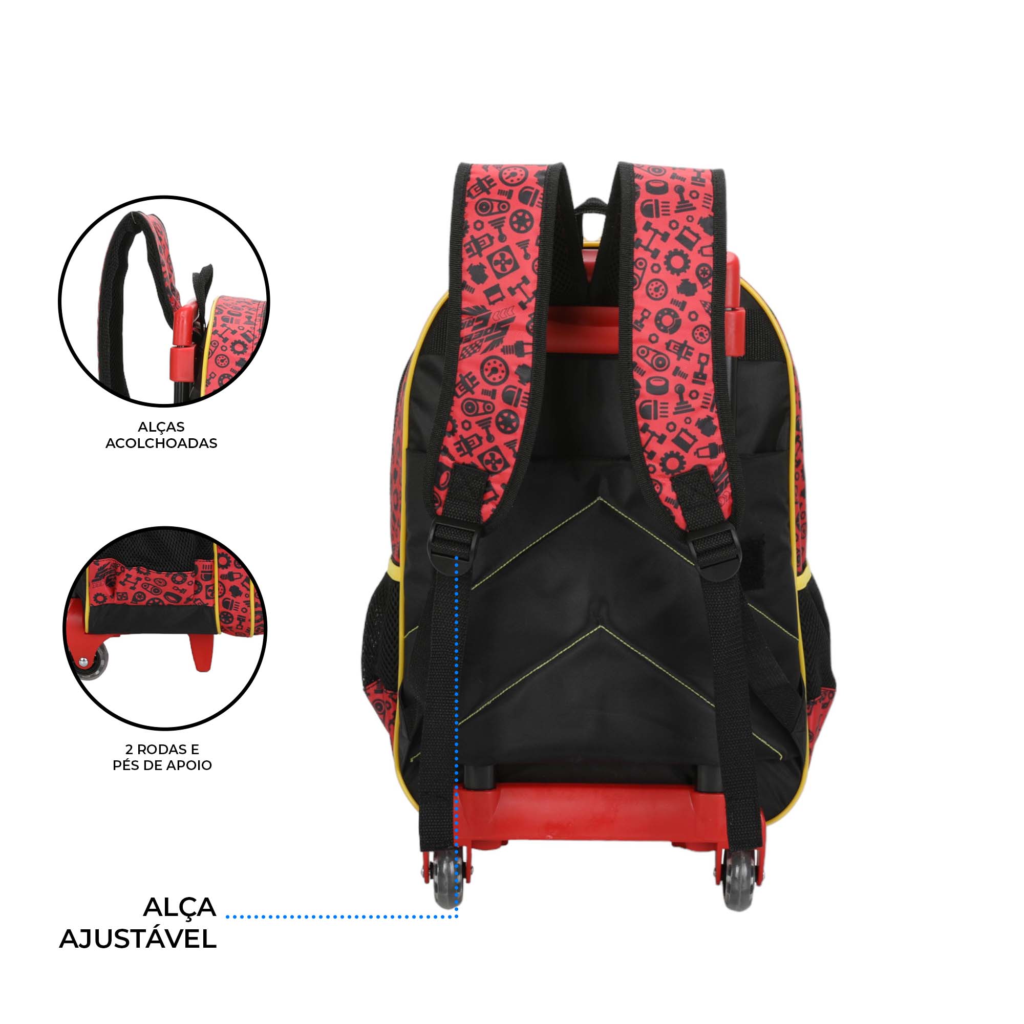 Speed ​​Car Champion by Santino Polyester Kids Kit SCK10U Red