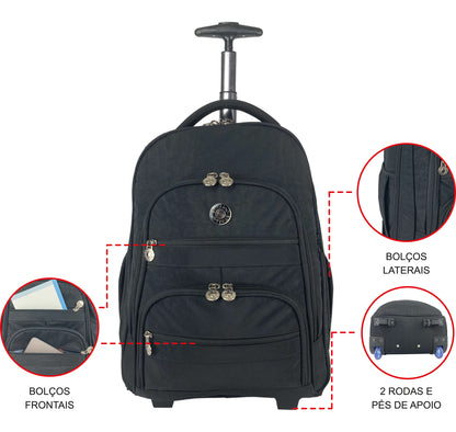 Mochila Notebook Corcovado Com Rodas Santino SAC193U