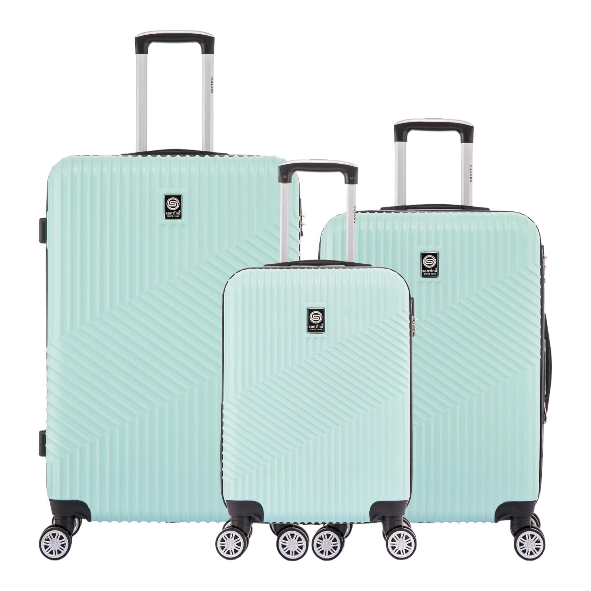 Conjunto de Malas Geometric 3 Peças Rígida 360° Santino - SAV7003J